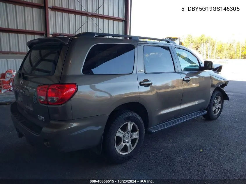 2016 Toyota Sequoia Sr5 5.7L V8 VIN: 5TDBY5G19GS146305 Lot: 40656515