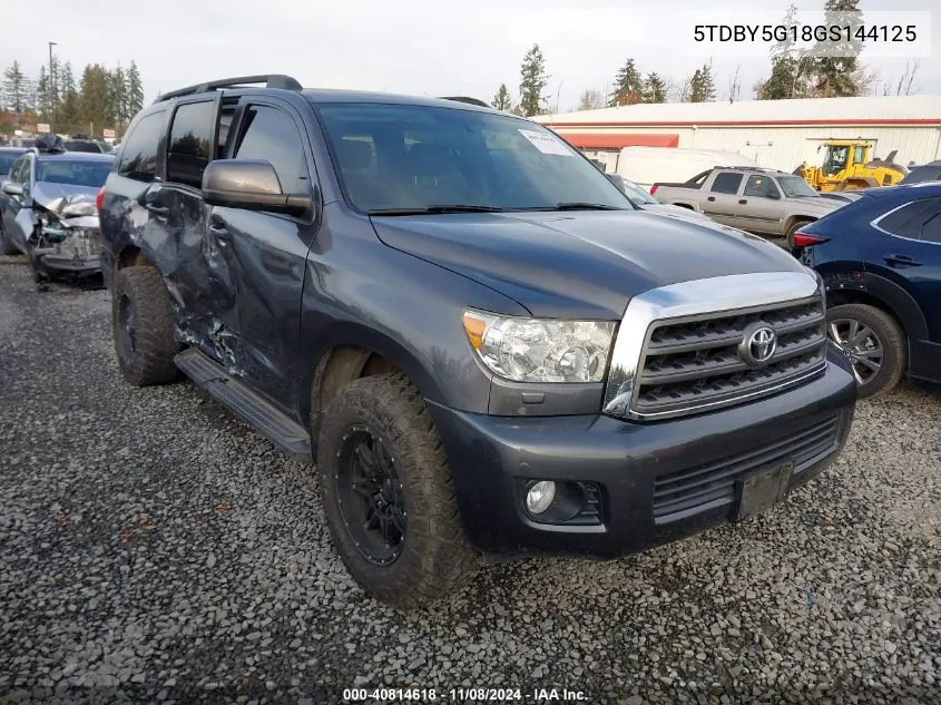 2016 Toyota Sequoia Sr5 5.7L V8 VIN: 5TDBY5G18GS144125 Lot: 40814618