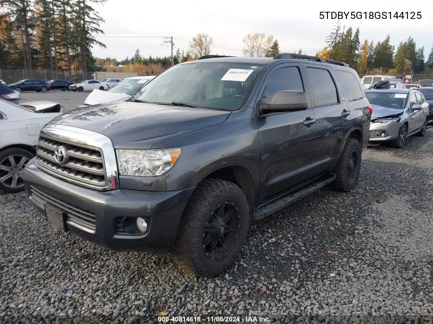 2016 Toyota Sequoia Sr5 5.7L V8 VIN: 5TDBY5G18GS144125 Lot: 40814618