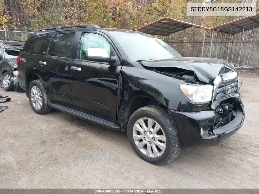 2016 Toyota Sequoia Platinum 5.7L V8 VIN: 5TDDY5G15GS142213 Lot: 40869805