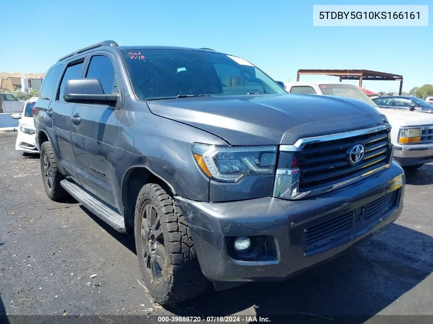 2019 Toyota Sequoia Trd Sport VIN: 5TDBY5G10KS166161 Lot: 39888720