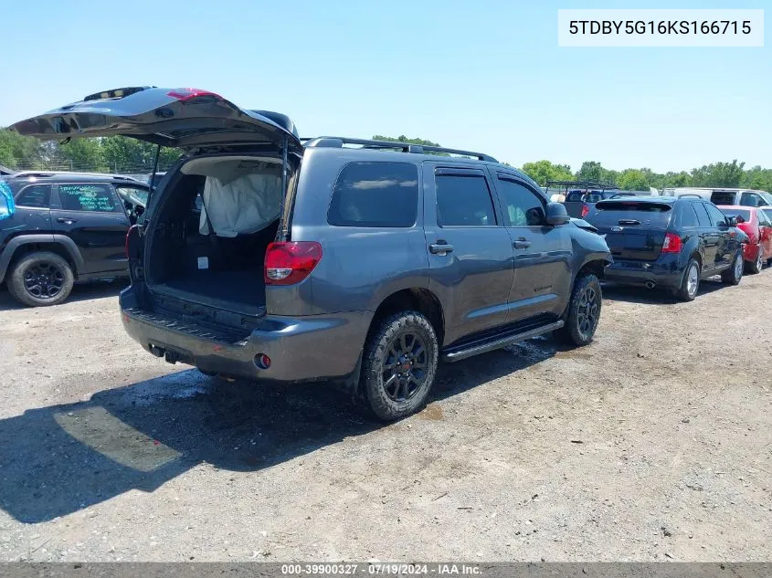 2019 Toyota Sequoia Trd Sport VIN: 5TDBY5G16KS166715 Lot: 39900327