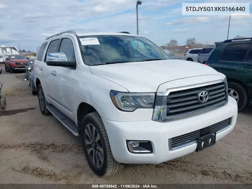 2019 Toyota Sequoia Limited VIN: 5TDJY5G1XKS166440 Lot: 40759842