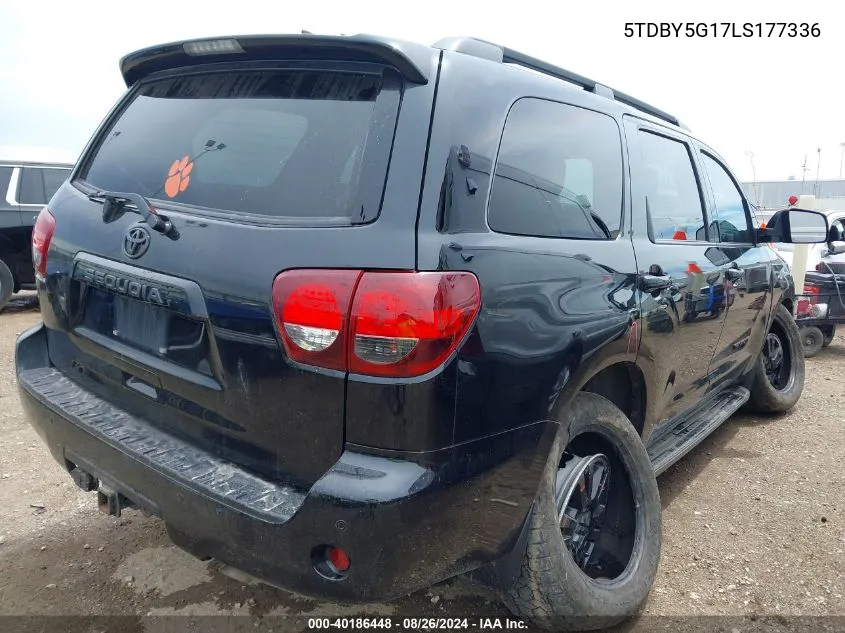 2020 Toyota Sequoia Trd Sport VIN: 5TDBY5G17LS177336 Lot: 40186448