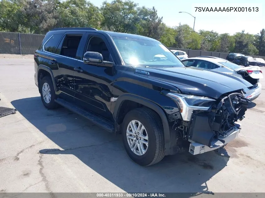 2023 Toyota Sequoia Sr5 VIN: 7SVAAAAA6PX001613 Lot: 40311933