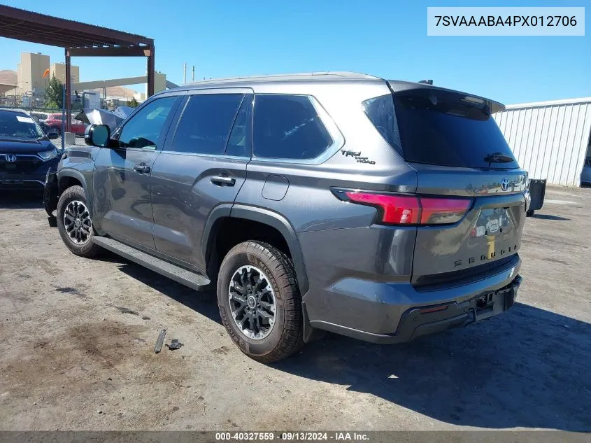 7SVAAABA4PX012706 2023 Toyota Sequoia Sr5