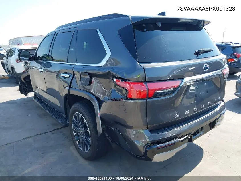 2023 Toyota Sequoia Limited VIN: 7SVAAAAA8PX001323 Lot: 40521183