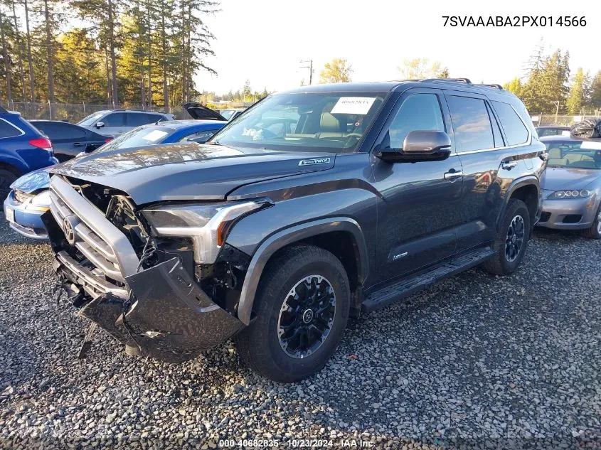 2023 Toyota Sequoia Limited VIN: 7SVAAABA2PX014566 Lot: 40682835