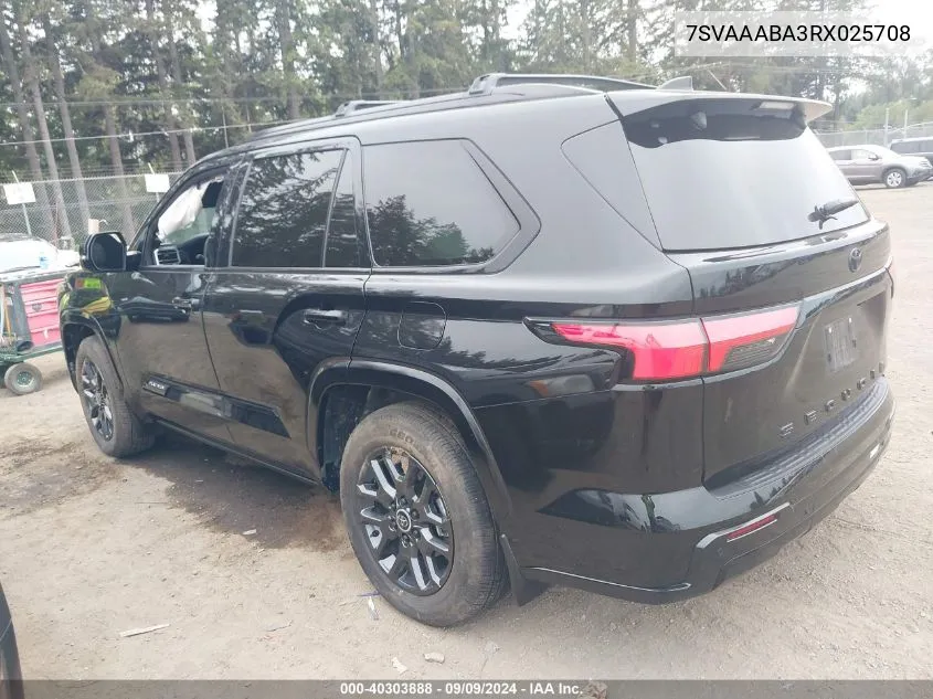 7SVAAABA3RX025708 2024 Toyota Sequoia Platinum