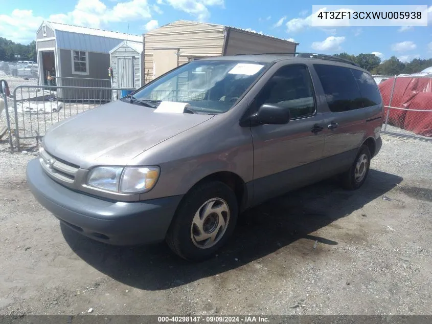 4T3ZF13CXWU005938 1998 Toyota Sienna Le