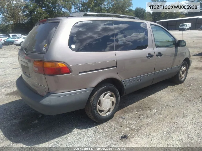 4T3ZF13CXWU005938 1998 Toyota Sienna Le