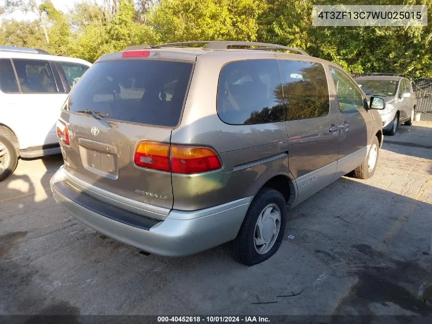 4T3ZF13C7WU025015 1998 Toyota Sienna Le/Xle