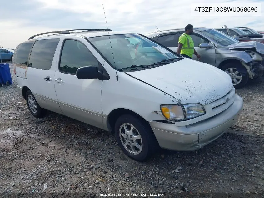 1998 Toyota Sienna Xle VIN: 4T3ZF13C8WU068696 Lot: 40531756