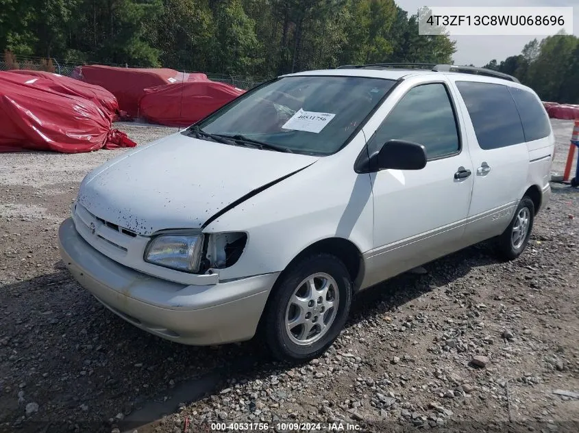 1998 Toyota Sienna Xle VIN: 4T3ZF13C8WU068696 Lot: 40531756