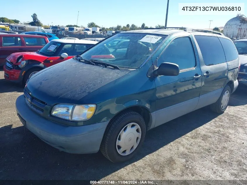 1998 Toyota Sienna Le VIN: 4T3ZF13C7WU036810 Lot: 40771748