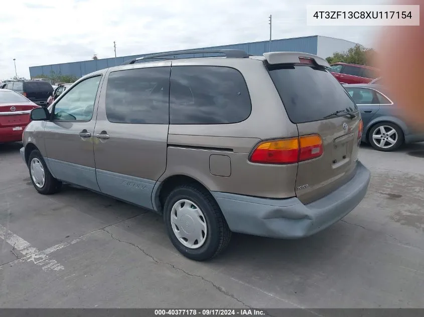 4T3ZF13C8XU117154 1999 Toyota Sienna Le