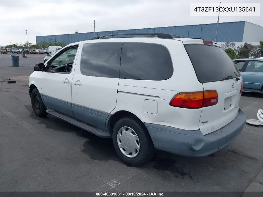 4T3ZF13CXXU135641 1999 Toyota Sienna Le