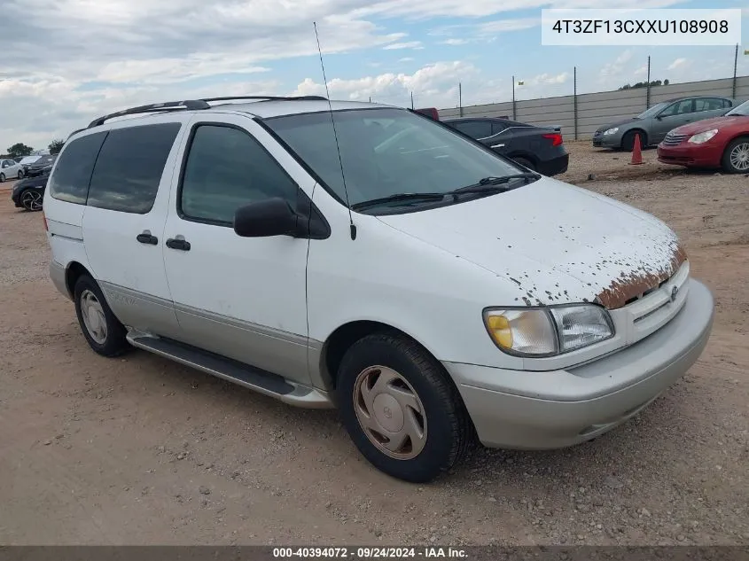 1999 Toyota Sienna Xle VIN: 4T3ZF13CXXU108908 Lot: 40394072