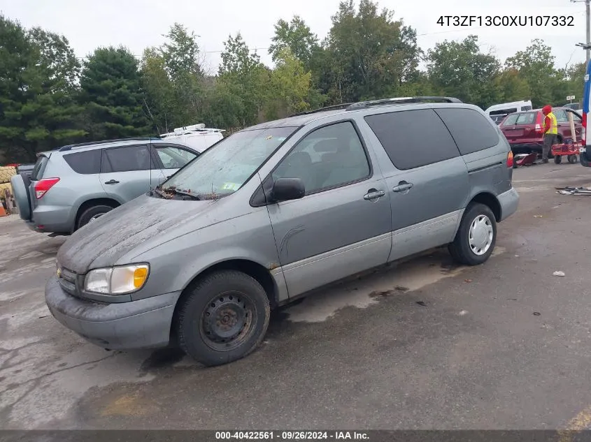 1999 Toyota Sienna Le/Xle VIN: 4T3ZF13C0XU107332 Lot: 40422561