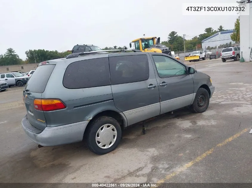 1999 Toyota Sienna Le/Xle VIN: 4T3ZF13C0XU107332 Lot: 40422561