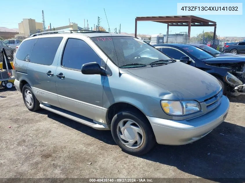 1999 Toyota Sienna Xle VIN: 4T3ZF13C4XU141032 Lot: 40435740