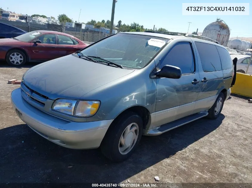 1999 Toyota Sienna Xle VIN: 4T3ZF13C4XU141032 Lot: 40435740