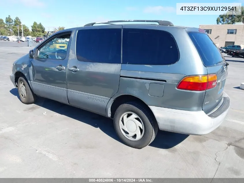 1999 Toyota Sienna Le VIN: 4T3ZF13C9XU129541 Lot: 40524806