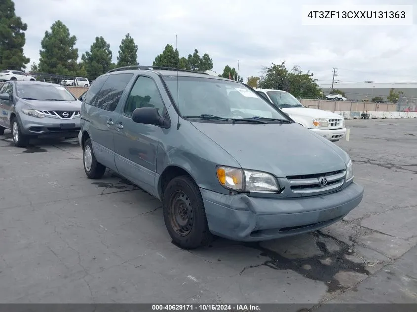 1999 Toyota Sienna Le VIN: 4T3ZF13CXXU131363 Lot: 40629171