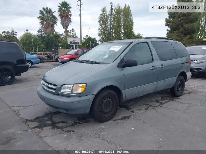 1999 Toyota Sienna Le VIN: 4T3ZF13CXXU131363 Lot: 40629171