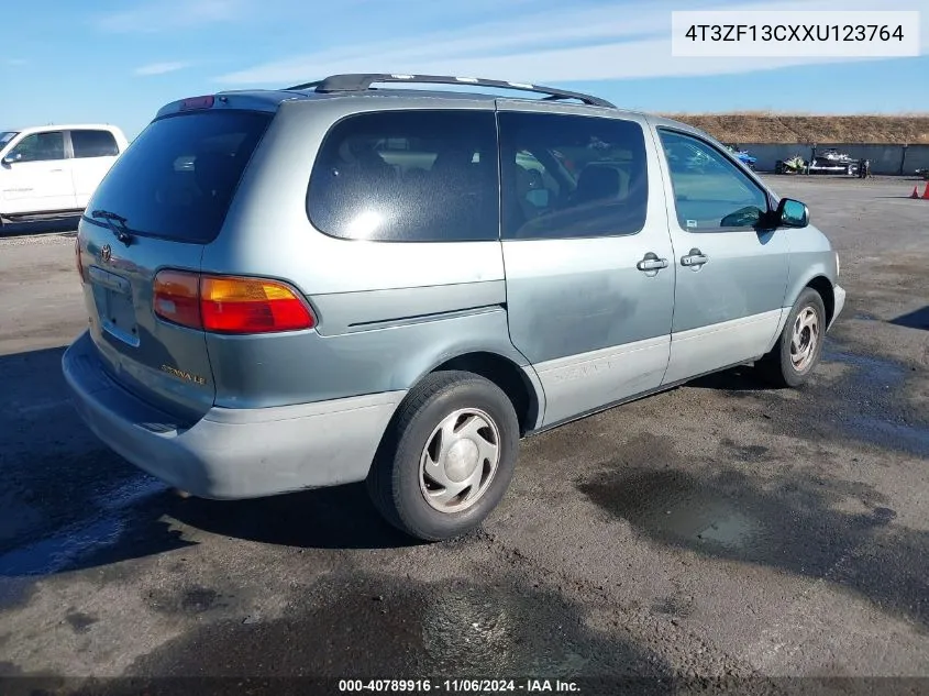 1999 Toyota Sienna Le VIN: 4T3ZF13CXXU123764 Lot: 40789916