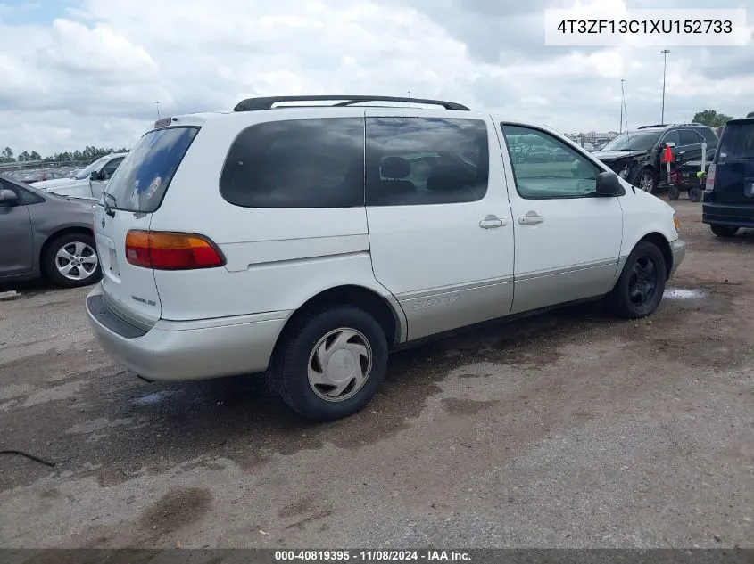 1999 Toyota Sienna Xle VIN: 4T3ZF13C1XU152733 Lot: 40819395