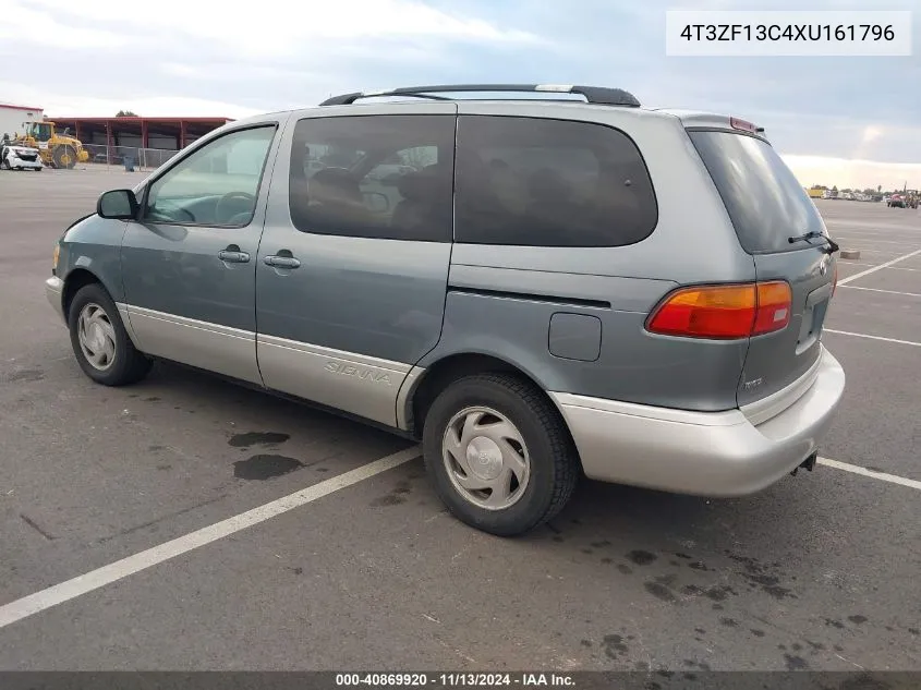 1999 Toyota Sienna Xle VIN: 4T3ZF13C4XU161796 Lot: 40869920