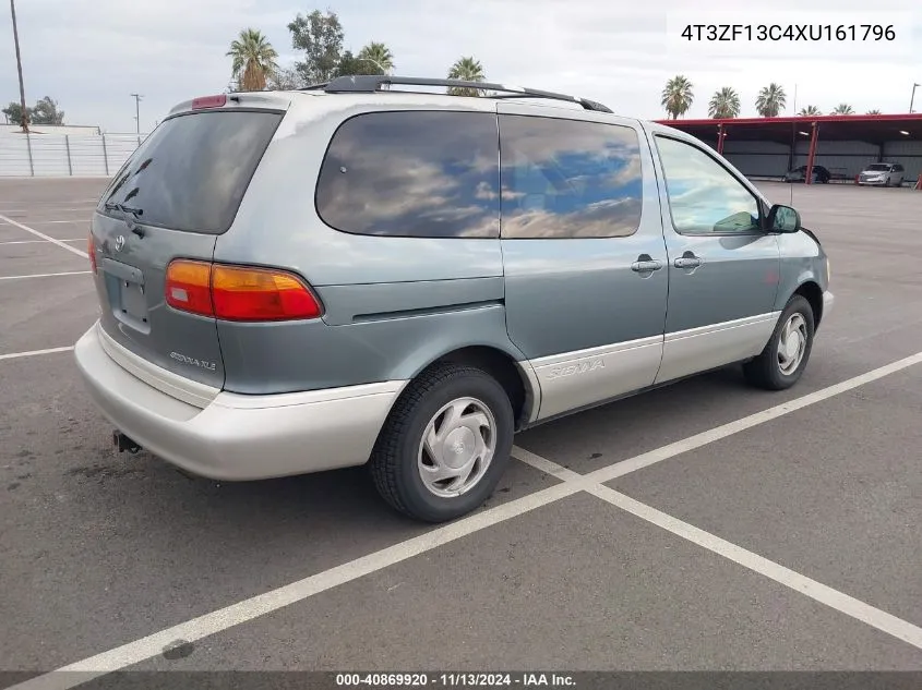 1999 Toyota Sienna Xle VIN: 4T3ZF13C4XU161796 Lot: 40869920