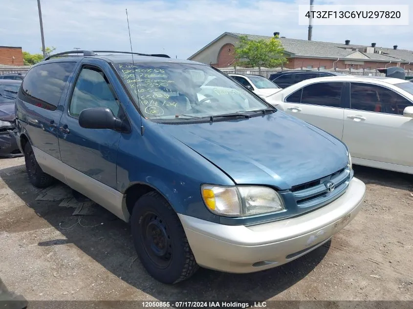 4T3ZF13C6YU297820 2000 Toyota Sienna Le/Xle