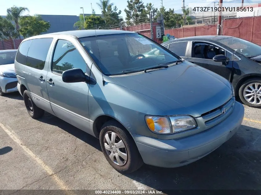 2000 Toyota Sienna Ce VIN: 4T3ZF19C1YU185613 Lot: 40234408