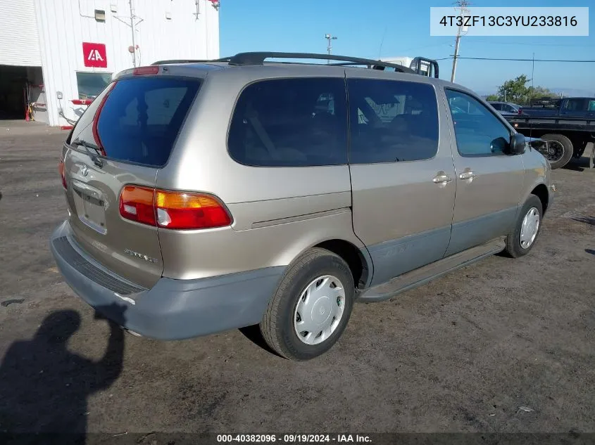 4T3ZF13C3YU233816 2000 Toyota Sienna Le