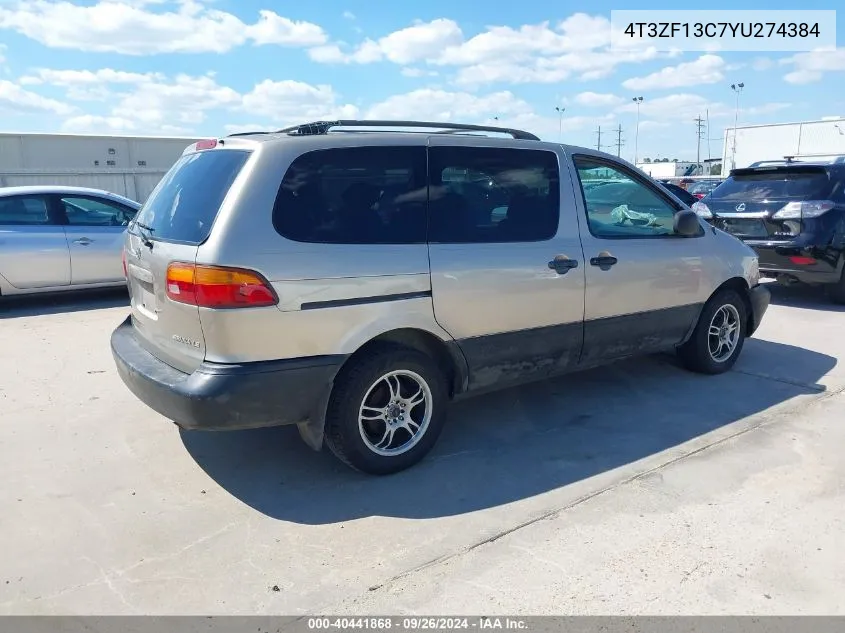 4T3ZF13C7YU274384 2000 Toyota Sienna Le