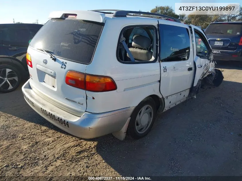 2000 Toyota Sienna Le/Xle VIN: 4T3ZF13C0YU199897 Lot: 40872337