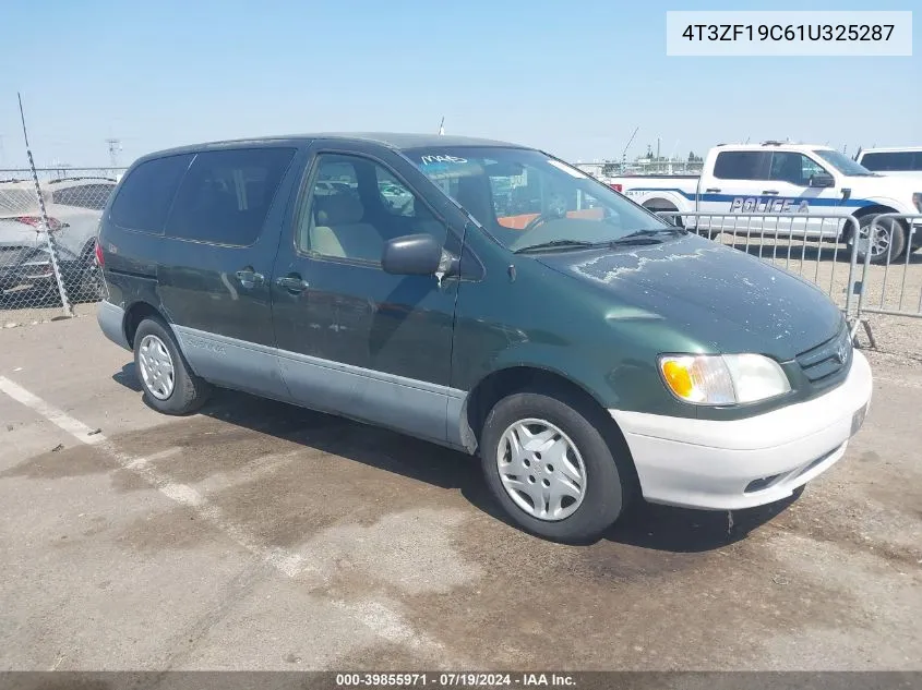 2001 Toyota Sienna Ce VIN: 4T3ZF19C61U325287 Lot: 39855971