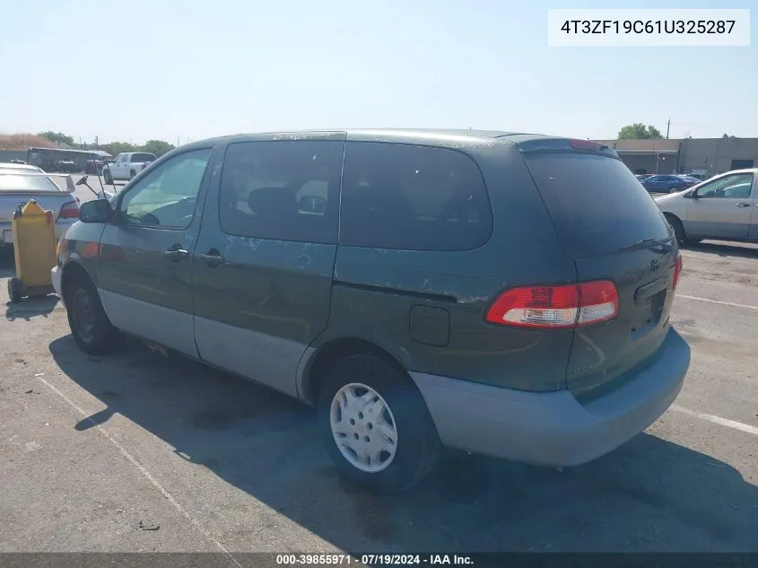 4T3ZF19C61U325287 2001 Toyota Sienna Ce