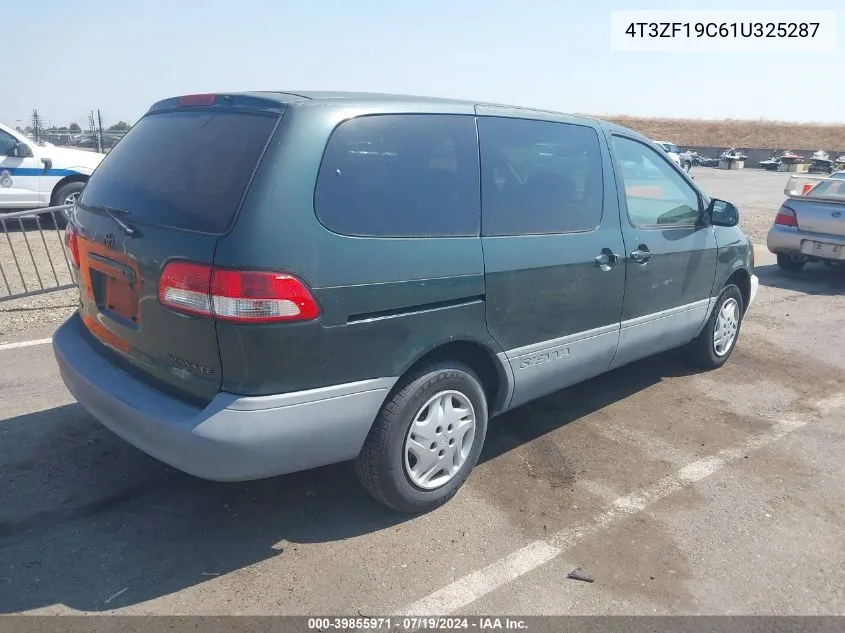 2001 Toyota Sienna Ce VIN: 4T3ZF19C61U325287 Lot: 39855971