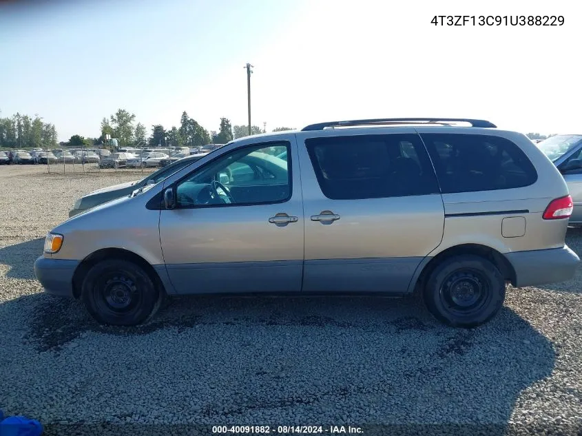 4T3ZF13C91U388229 2001 Toyota Sienna Le