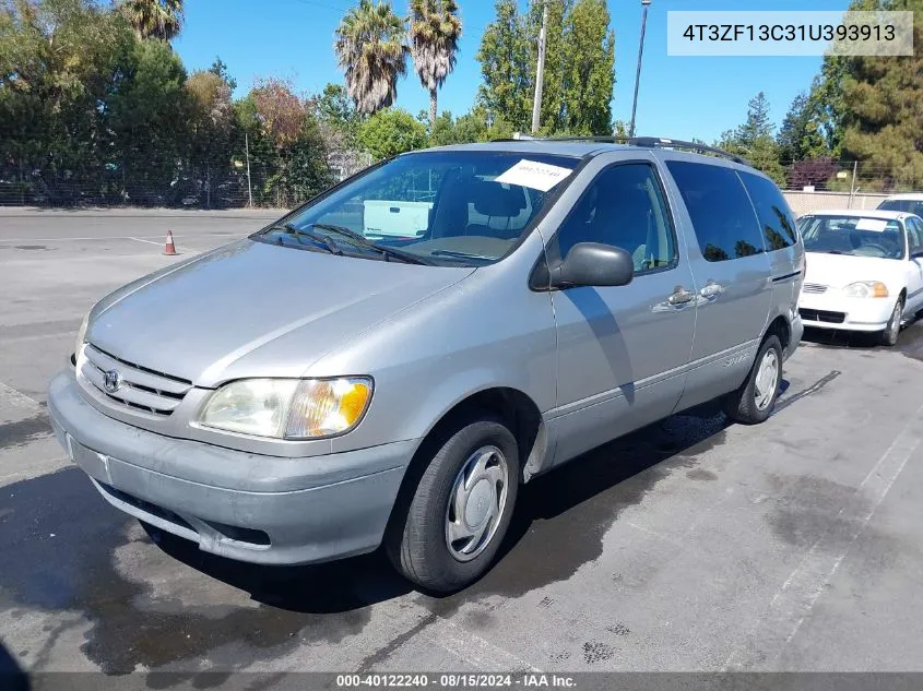 2001 Toyota Sienna Le VIN: 4T3ZF13C31U393913 Lot: 40122240