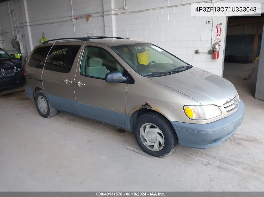 4P3ZF13C71U353043 2001 Toyota Sienna