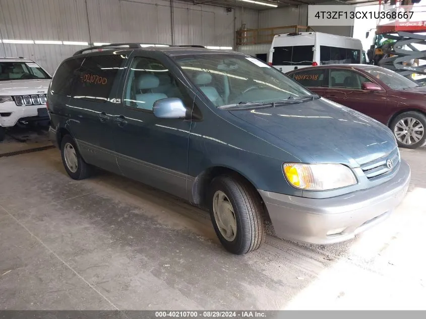 4T3ZF13CX1U368667 2001 Toyota Sienna Xle