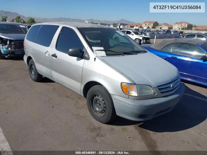 2001 Toyota Sienna Ce VIN: 4T3ZF19C41U356084 Lot: 40346891