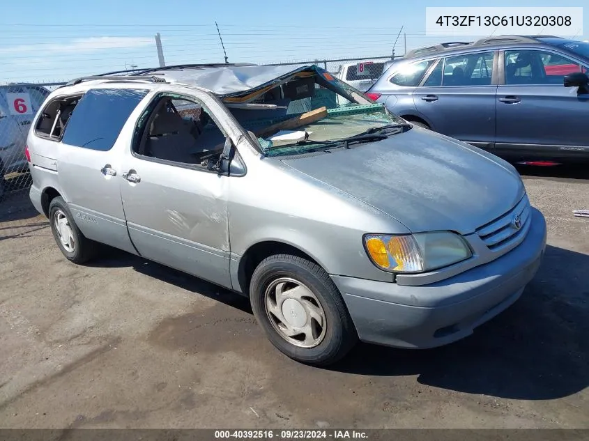 4T3ZF13C61U320308 2001 Toyota Sienna Le