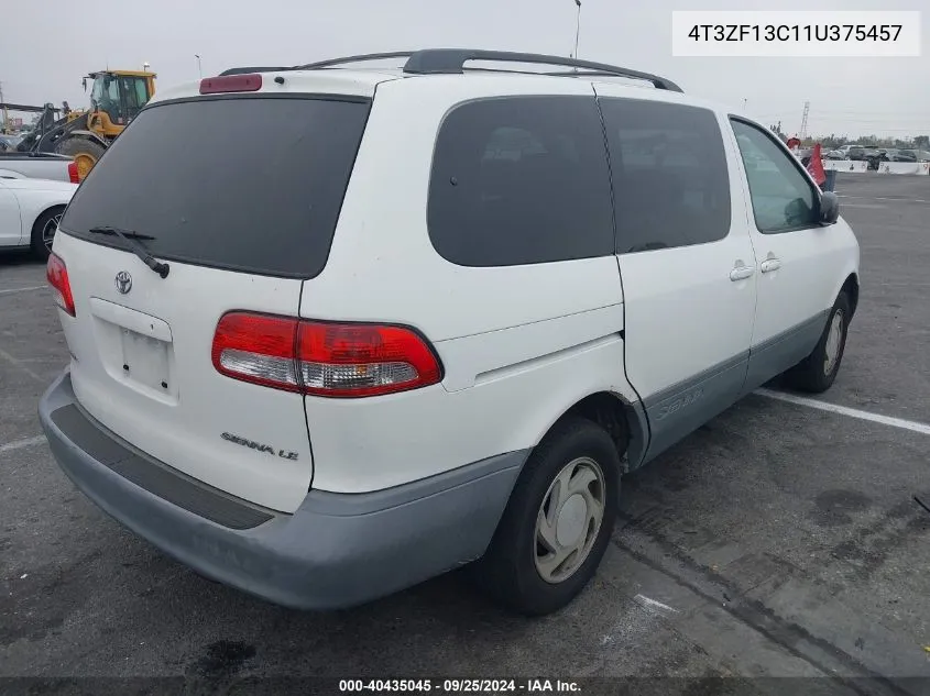 4T3ZF13C11U375457 2001 Toyota Sienna Le