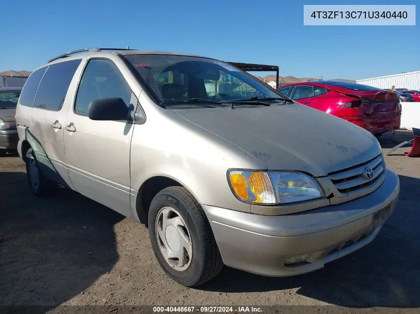 2001 Toyota Sienna Xle VIN: 4T3ZF13C71U340440 Lot: 40448667