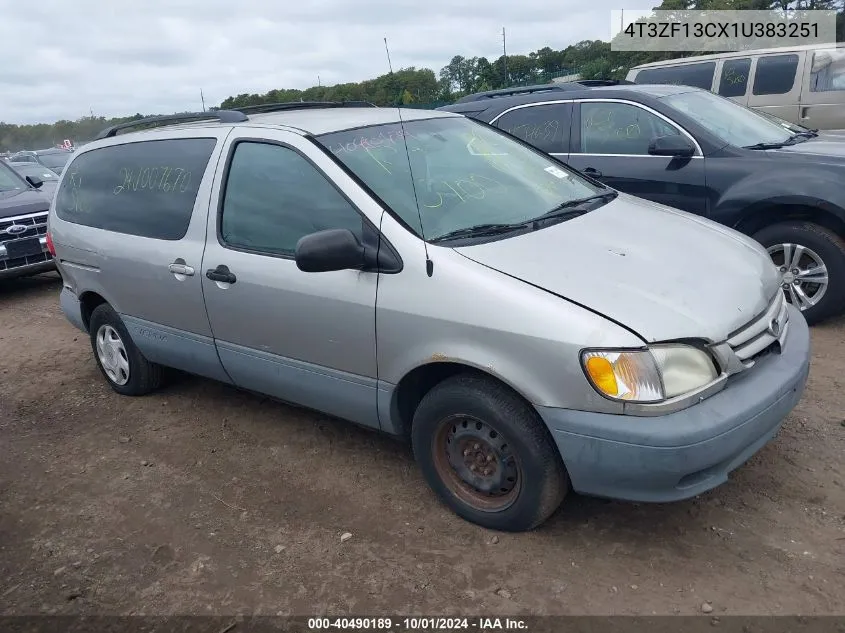 4T3ZF13CX1U383251 2001 Toyota Sienna Le